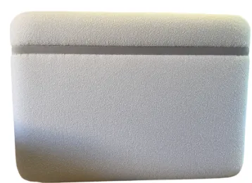 BH 0011 - Queen Bedhead - Curve Grey Boucle