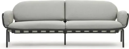 OD SF 0078 - Outdoor - 3 Seater Sofa - Light Grey and Charcoal
