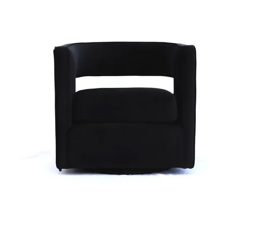 OC 3270 - Accent Occasional Chair with Black Velvet Detailing 