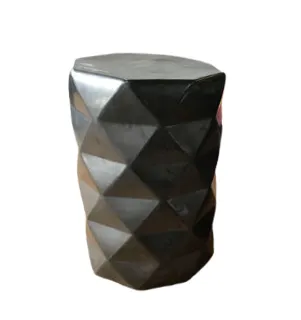 ST 9023 - Side Table - Metal Diamond Geometric in Nickel
