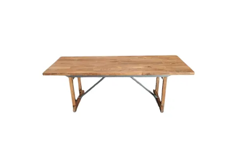 DT 4064 - Dining Table - Rectangular Timber with Collapsible Legs