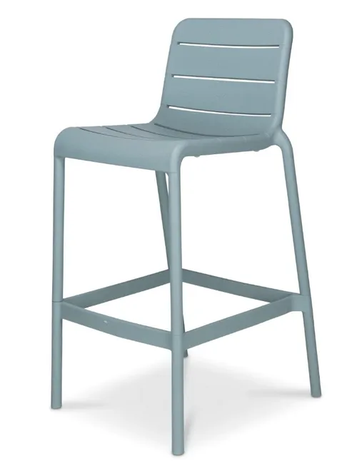STL 0011 - Bar Stool - Aura UV Polypropylene Premium in Bubblegum Colour