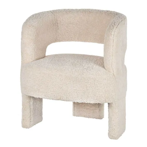 OC 7897 - Amalfi Formes White Lamb Wool Occasional Chair