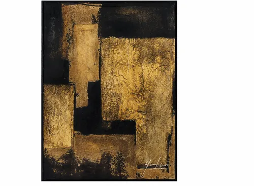 AW 0124A - Artwork - Large - Ameah A Framed Art - Black