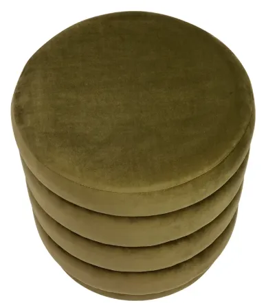 STL 0052 - Stool - Demi Olive Velvet