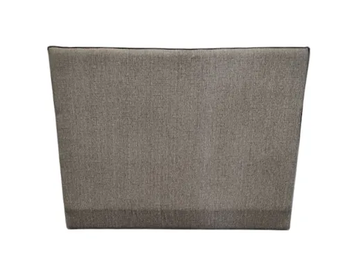 BH 8709 - Queen Bedhead - Grey with Black Fleck & Stitched/Piped Edging