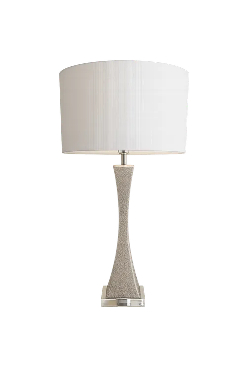 LP 5040 - Table Lamp - Snake Skin with Clear Base 