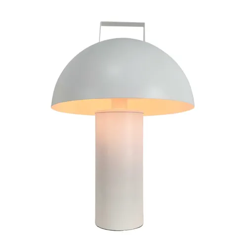 LP 0017 - Table Lamp - White Metal Dome