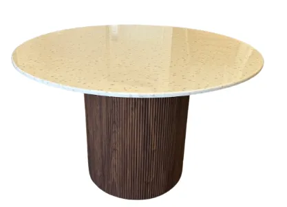 DT 0048 - Dining Table - Brooke Marble Top 