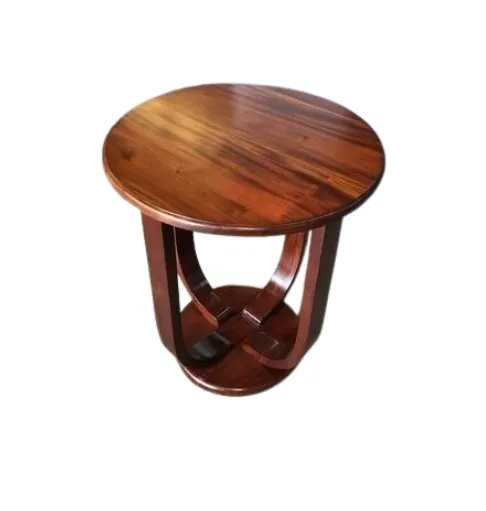 ST 4140 - Side Table - Classic Round Dark Wood
