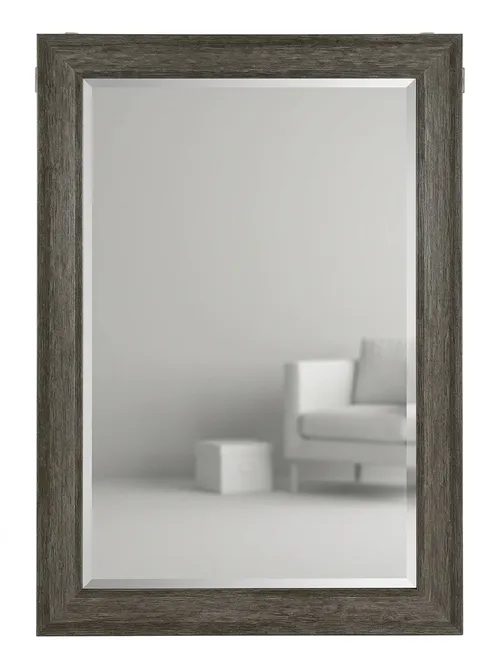 MIR 8027 - Mirror - Rectangular in Bronze Timber Frame