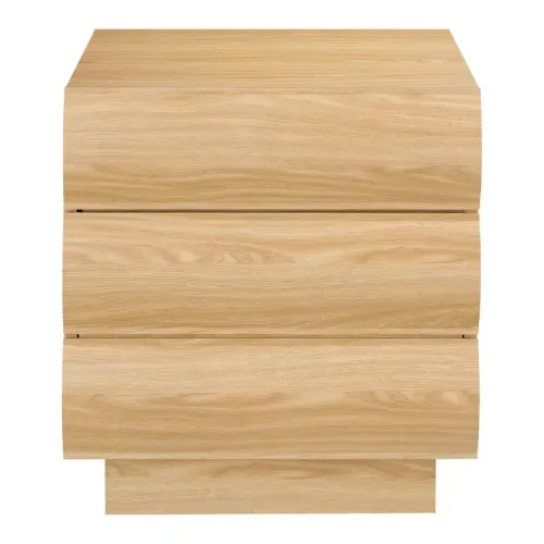 BST 0061 - Bedside Table - Elsene 2-Drawer in Natural Wood-look Finish