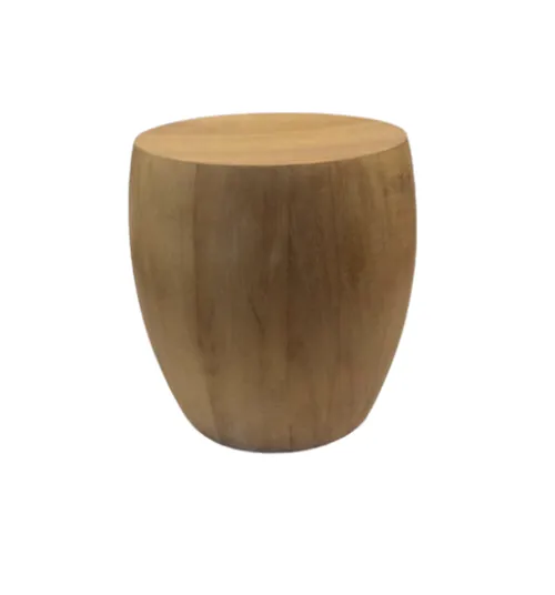 ST 0025 - Side Table - Medium - Capri Light Wood Round Pedestal