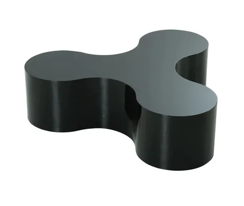 CT 0041 - Gloss Black Fidget Spinner Luxe Coffee Table