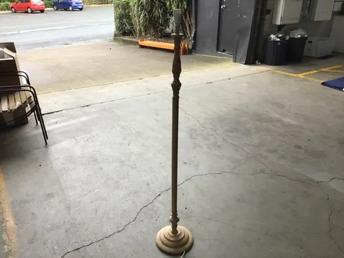 FL 9997 - Floor Lamp - Blonde Turned Timber