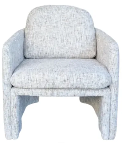 OC 0058 - Occasional Chair - Olivia in Grey/Blue Fleck