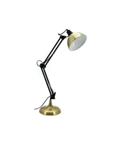 LP 5103 - Desk Lamp - Retro Gold & Black Metallic