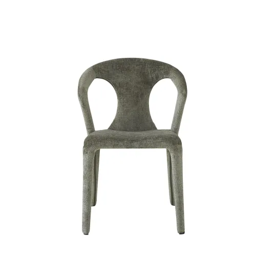 DC 0095 - Dining Chair - Luxury Soft Fern Green Fabric Upholstered