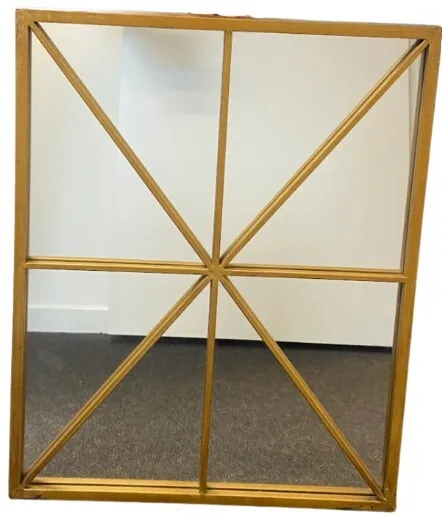 MIR 4391B - Mirror - Gold Leaf Traditional Cross 