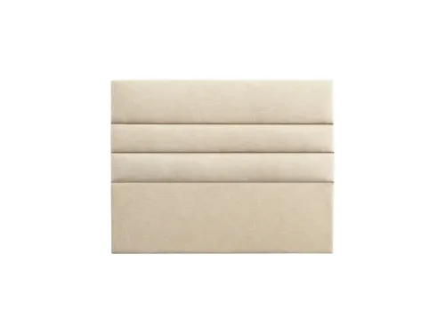 BH 4410 - Double Bedhead - Beige Fabric Panelled Detailing