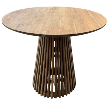 DT 0049 - Dining Table - Round Timber
