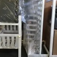 OD SF 6163 - Outdoor - Sofa - White Aluminium Frame with Blue Cushion