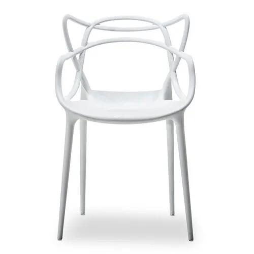 Outdoor - dining chair - white polypropylene  OD DC 6315