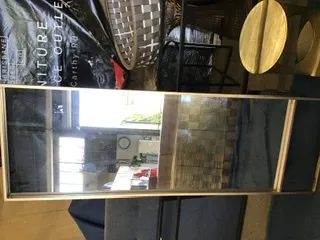 MIR 6954 - Mirror - Rectangular with Gold Frame