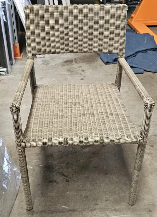 OD DC 0082 - Outdoor Dining Chair - Grey Wicker Weave