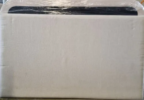 BH 0008 - King Bedhead - Medium Weave Sand/Beige Woven Fabric