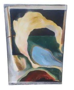 AW 1596 - Artwork - Extra Large - Lolo Coloured Swirl Custom Canvas