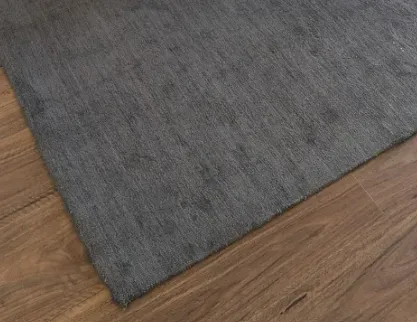 RG 2325 - Rug - Medium - Grey Short Weave Polyester Blend 