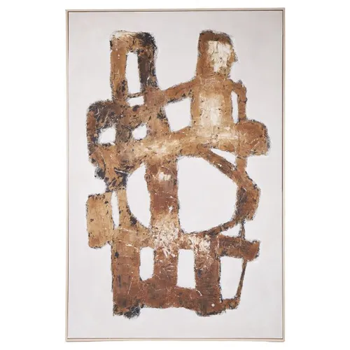 AW 0343 - Artwork - Extra Large - Luca Abstract Hand Painted Wall Art