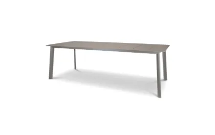 OD DT 0009 - Outdoor Dining Table - Taupe Aluminium 8 Seater