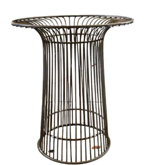 DT 0045 - Dining Table - Wire Pedestal with Gold Base