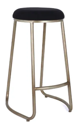 STL 0017 - Bar Stool - Annie Black Linen