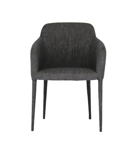 DC 6570 - Dining Chair - Grey/Charcoal Full Upholstered Tub