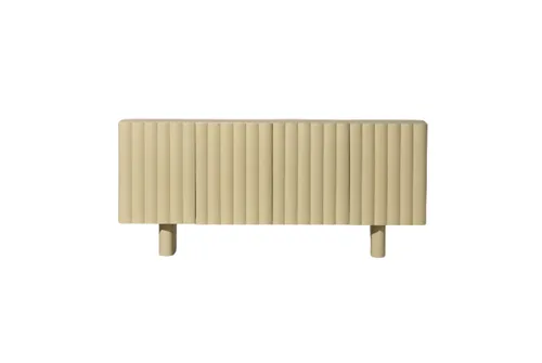 BF 0021 - Buttery Yellow Mango-Wood Sideboard with Panelled Front - Luxe