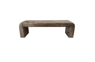 OTT 0026 - Ottoman - Plush Olive Green Fabric Bench