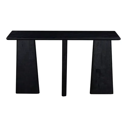 CN 0022 - Console - Black Timber Grain with Triangle Leg