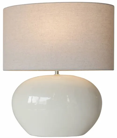 LP 0040 - Table Lamp - White Ceramic 