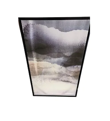 AW 1773 - Artwork - Medium - Water Colour Faded Horizon Print in Black Frame