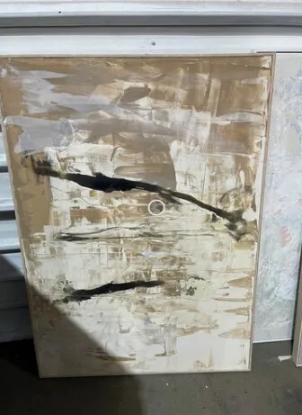 AW 4170 - Artwork - Large - Leigh Canvas Collection Latte 