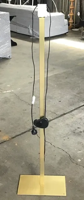 FL 7895 - Floor Lamp - Gold Stem & Base