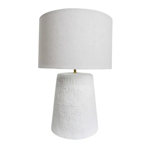 LP 5092 - Table Lamp - Canvas & Sasson White Coastal