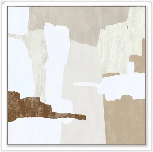 AW 1223 - Artwork - Large - Chocolate/White Framed Canvas