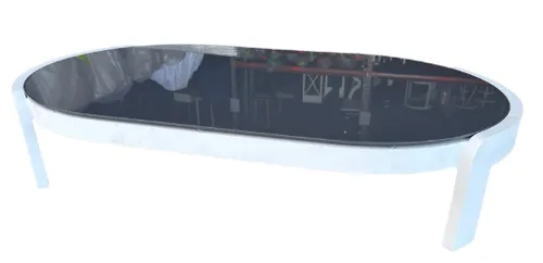 OD CT 0006 - Outdoor Coffee Table - Aluminium Olefin White