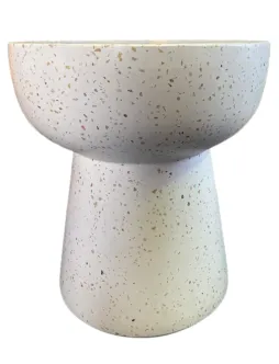 OD ST 0043 - Outdoor - Side Table - Concrete White with Specks of Colour
