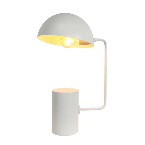 LP 0015 - Table Lamp - White Dome Shade