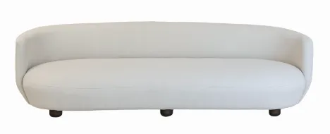 SF 0011 - Sofa - 3 Seater - Natural Fabric with Wrapped Arms